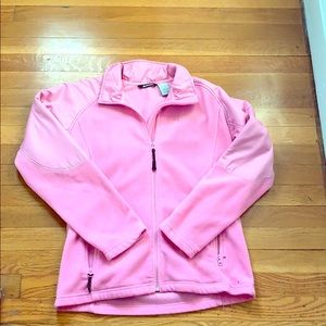 Pink full zip fleece